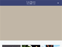 Tablet Screenshot of lakemarioninn.com